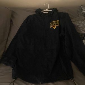 West Virginia Champion Zip-Up Jacket Windbreaker